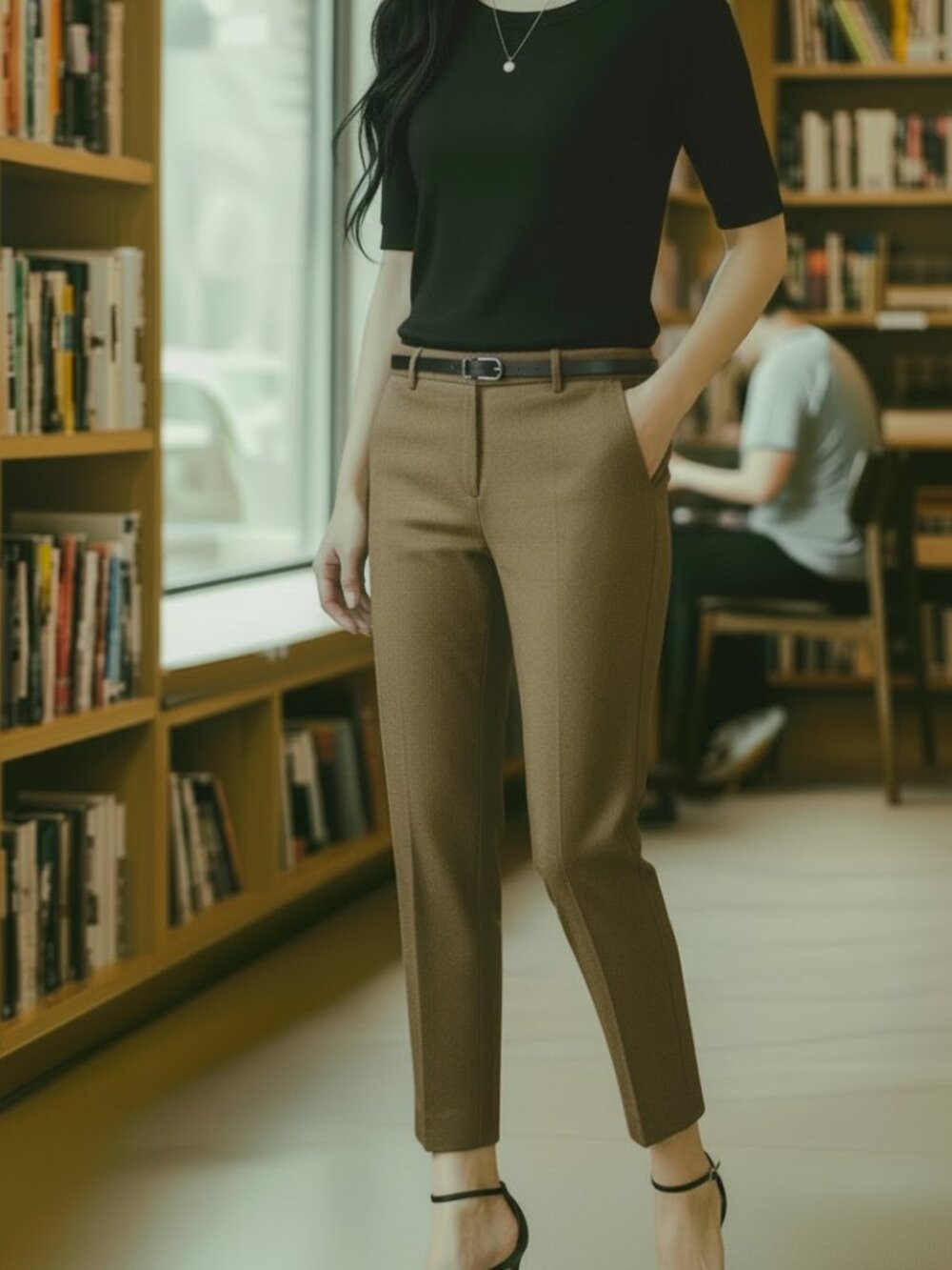 Express Columnist Brown Dress Capris